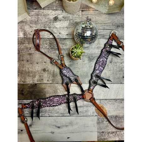 Purple Rose Tack Set