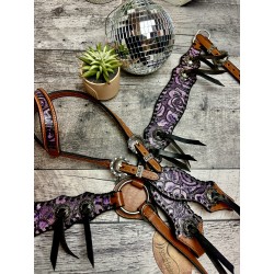 Purple Rose Tack Set