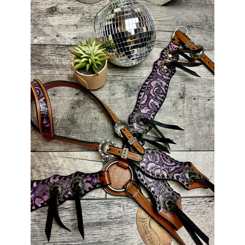 Purple Rose Tack Set