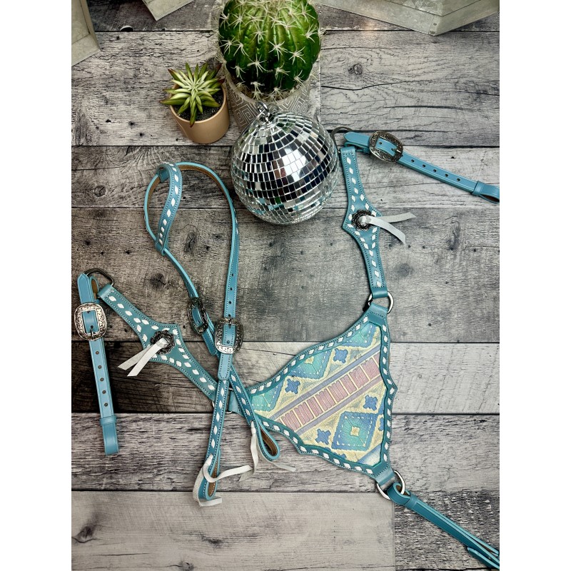 Pastel Aztec Tack Set