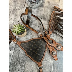 Checkered Designer Fringe Tack Set