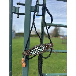 Turquoise Glass Braides Halter