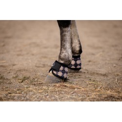 Schulz Equine Black Round Up Bell Boots