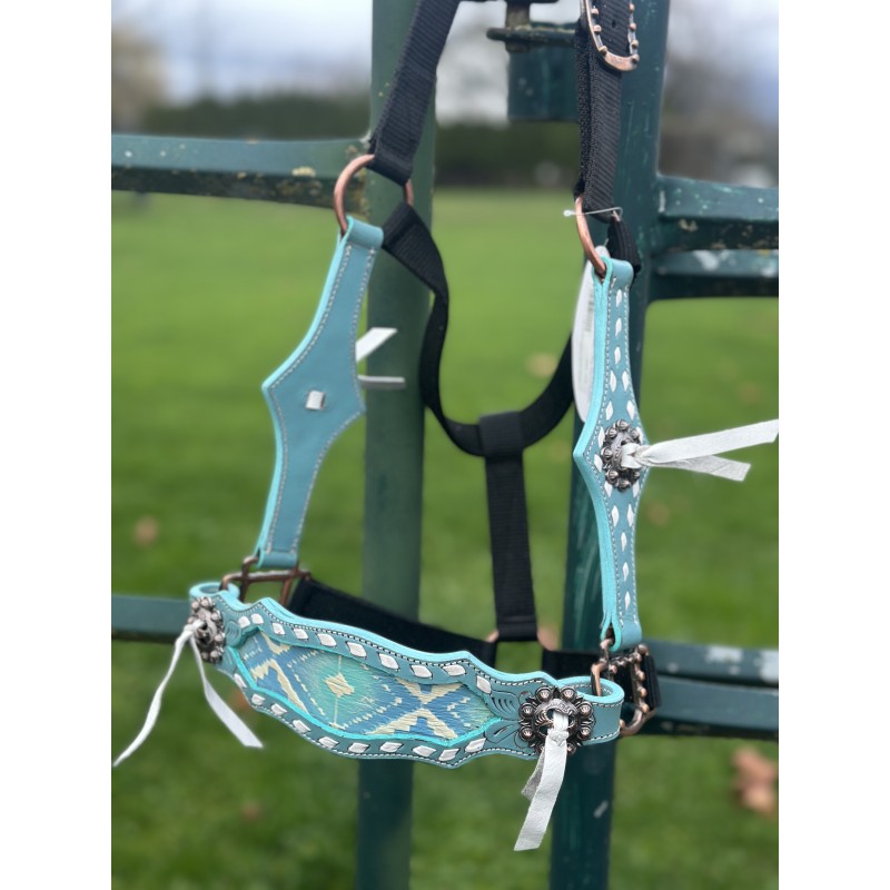 Pastel Aztec Turquoiuse Halter