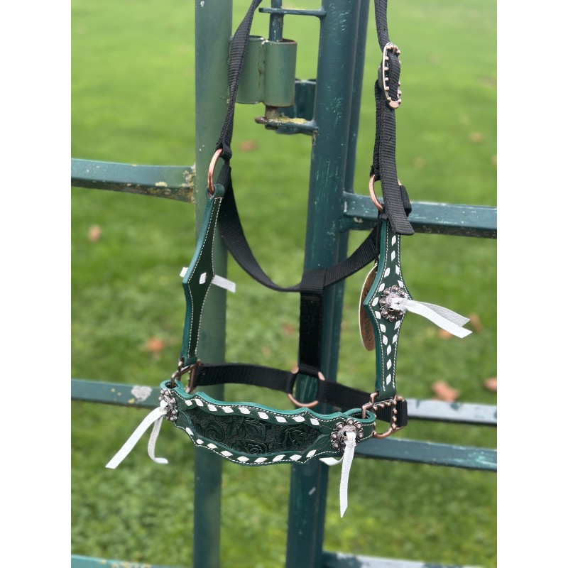 Green Metallic Halter