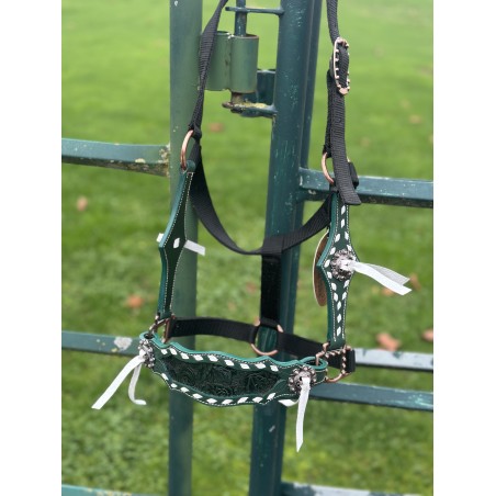 Green Metallic Halter