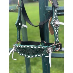 Green Metallic Halter