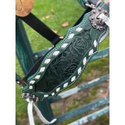 Green Metallic Halter