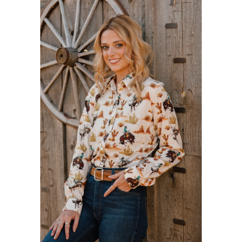 Sterling Kreek Down in the Desert Button Down Rodeo Shirt