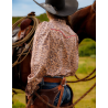 Howdy Hanny Leopard Pearl Snap Rodeo Shirt