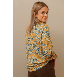 Sterling Kreek Bandana Honey Button Down Rodeo Shirt