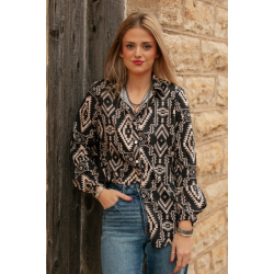 Sterling Kreek Sundown Smoke Button Down Rodeo Shirt