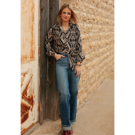 Sterling Kreek Sundown Smoke Button Down Rodeo Shirt