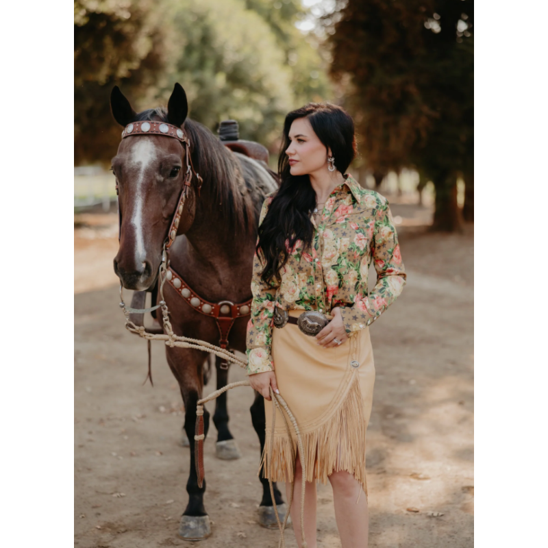 Rodeo Quincy Wildflower Wishes Button Up