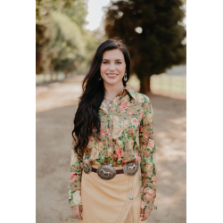 Rodeo Quincy Wildflower Wishes Button Up