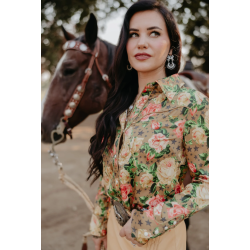 Rodeo Quincy Wildflower Wishes Button Up