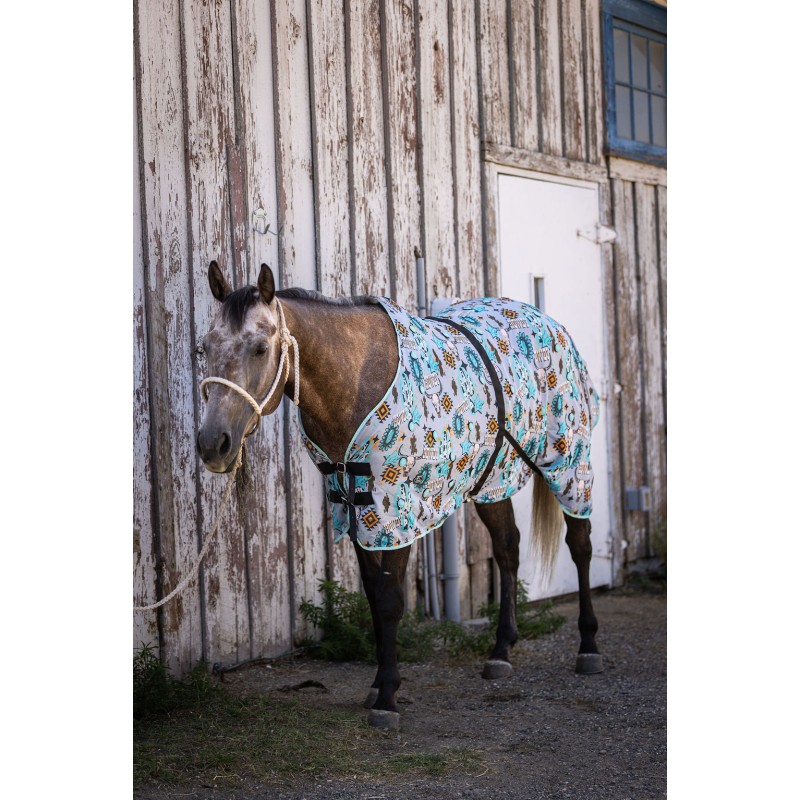 Perf Boost by Schulz Equine Magnetic Blanket- Howdy Print