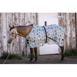 Perf Boost by Schulz Equine Magnetic Blanket- Howdy Print
