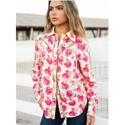 Rodeo Quincy Wild Rose Button Up