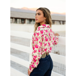 Rodeo Quincy Wild Rose Button Up
