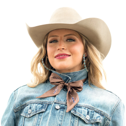 Fringe Scarves Twilly Cross Me-Caramel Brown