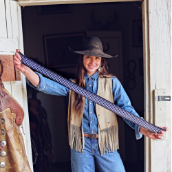 Fringe Scarves Twilly Luck be a Paisley-Black