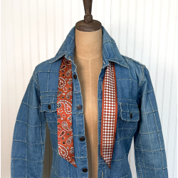 Fringe Scarves Twilly Luck be a Paisley-Saddle