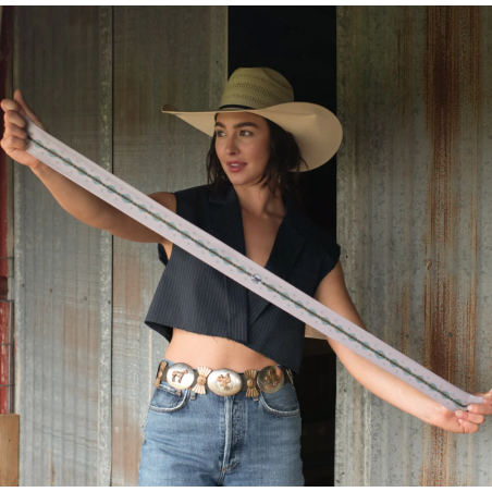 Fringe Scarves Twilly Hold Your Horses- Off White