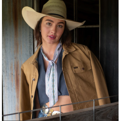 Fringe Scarves Twilly Hold Your Horses- Off White