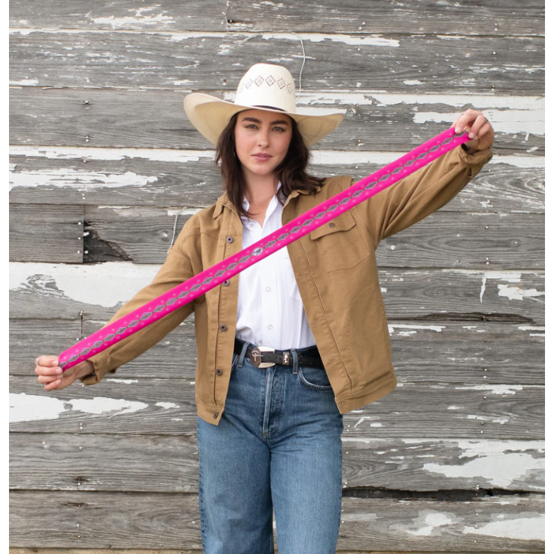 Fringe Scarves Twilly Hold Your Horses- Hot Pink