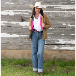 Fringe Scarves Twilly Hold Your Horses- Hot Pink