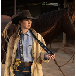 Fringe Scarves Twilly Flagstaff-Black