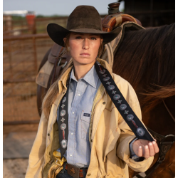 Fringe Scarves Twilly Flagstaff-Black