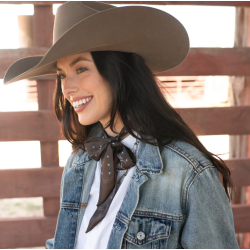 Fringe Scarves Twilly Howdy-Brown
