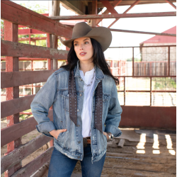 Fringe Scarves Twilly Howdy-Brown