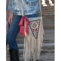 Fringe Scarves Twilly Howdy-Red