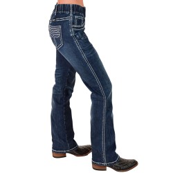 Cowgirl Tuff Pull-On BootStitch Boot Cut Jeans
