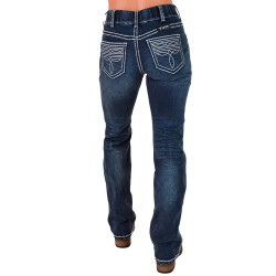 Cowgirl Tuff Pull-On BootStitch Boot Cut Jeans