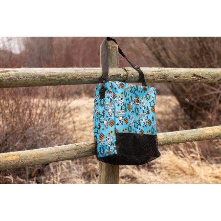 Turquoise Howdy Everything Equine Tote Bag