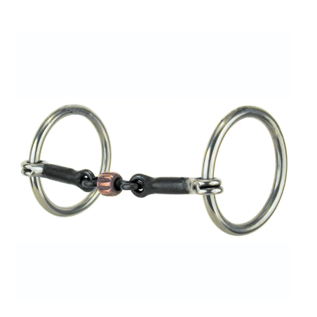 Reinsman Stage A Traditional Heavy Loose Ring 3 Piece Roller Snaffle Bit