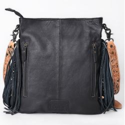 American Darling Crossbody Black Quilted Leather Purse