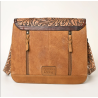 American Darling Cowhide and tooled leather bag