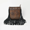 American Darling Distressed Leather Boot Stitch Bag
