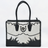 American Darling white cowhide tote Bag
