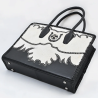 American Darling white cowhide tote Bag