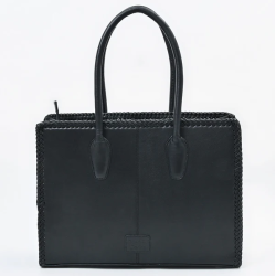 American Darling white cowhide tote Bag