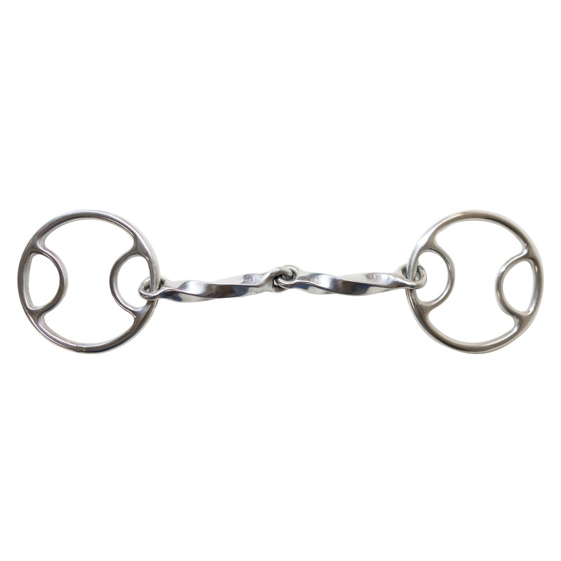Professional's Choice Equisential Performance Fixed O Ring Slow Twist Snaffle