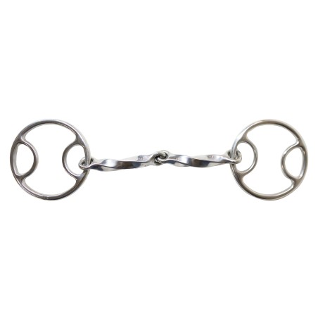 Professional's Choice Equisential Performance Fixed O Ring Slow Twist Snaffle