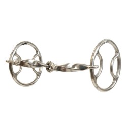 Professional's Choice Equisential Performance Fixed O Ring Slow Twist Snaffle