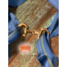 Gold Snaffel Bit Scarf Charm